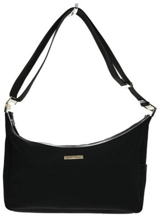 Gucci Handbags - GUCCI Logo Shoulder Hobo Bag Leather Black GHW Italy 62KD276